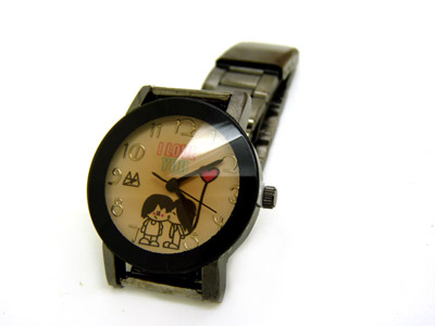 正品复古钢链 时尚韩版学生石英表-11