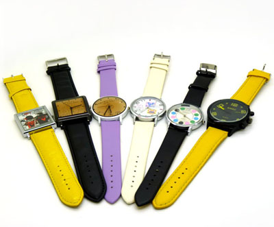 韩版女表皮带时尚时装表女士腕表-2