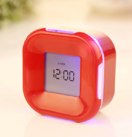 旋转感应炫彩四面钟混色	