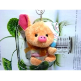 带帽小猪挂件	