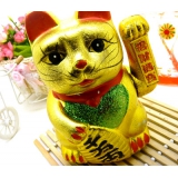 招财猫 存钱罐 开运开业摆件/7寸招财猫