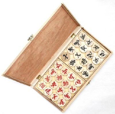 文教用品 木连盘折叠式中国象棋-小号	