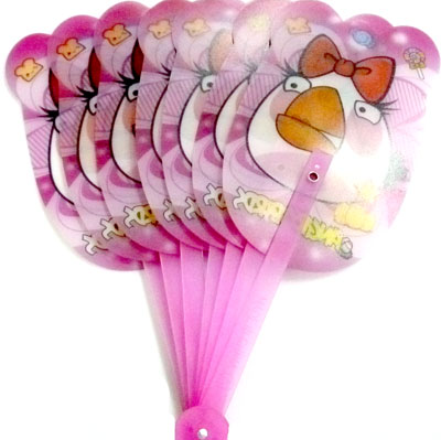 卡通分体带扣折叠扇