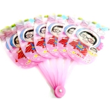 卡通分体带扣折叠扇	