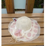 女夏天凉帽防紫外线沙滩遮阳帽 大沿冰沙防晒帽 骑车帽	