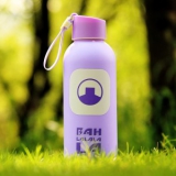 可爱卡通保温便携 办公旅游 超能陆战队大白提绳创意情侣杯-420ml	