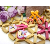 儿童发饰宝宝卡通鸭嘴夹边夹发卡边夹-长通小爪4支装-10号