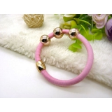 进口正品发饰头饰品 一圈金色珠子的亮丝小发圈 皮筋-4-15号	