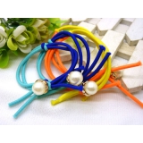 正品小时代同款蕾丝绢纱珍珠时尚蝴蝶结发绳头绳-23-10号	