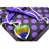 新款项链可以放照片的项链 心形吊坠 送女友礼物	