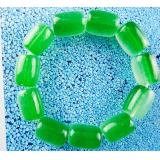 吉祥甜美枣形玉珠精美手链16#	