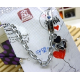 女韩版时尚女士纯银手链银饰 手饰品 银手链	