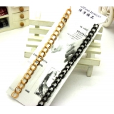 手链女韩版时尚韩版情侣多层手镯镀保色银饰品爱心之语手链