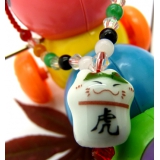 串串珠系列12生肖 陶瓷 招财猫 红绳 手链 生肖	