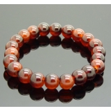  缅甸玉石手链 手串 剔透水晶时尚手首饰 玛瑙珠手链 8号	