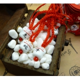 12生肖吉祥语陶瓷招财猫手链 幸运红绳手链 