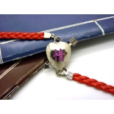 蝴蝶结饰品皮绳脚链情侣手链女复古 时尚手链