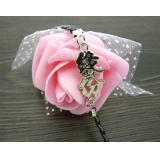 蝴蝶结饰品皮绳脚链情侣手链女复古 时尚手链	