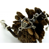 蝴蝶结饰品皮绳脚链情侣手链女复古 时尚手链	