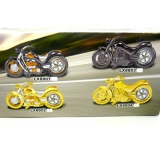 儿童卧室创意时尚摩托车造型钟表	