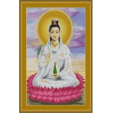 观音坐莲（印花）	