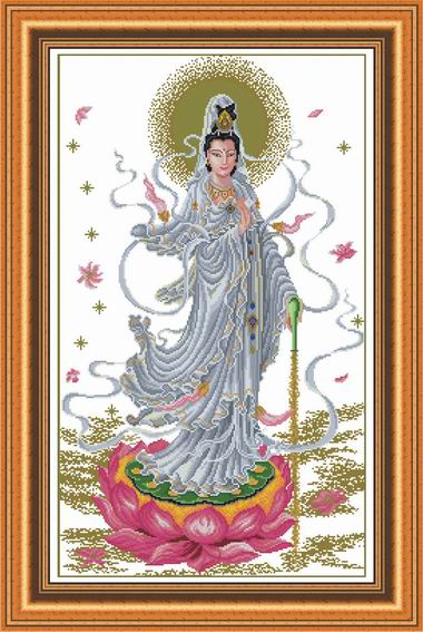 滴水观音（印花）