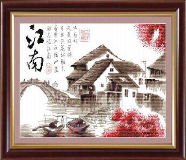 忆江南（印花）