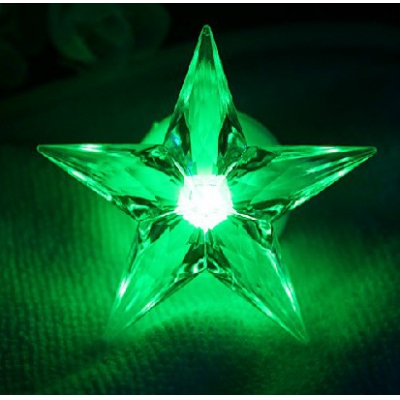  高级餐厅 婚礼 七彩星星装饰小夜灯/可粘贴	