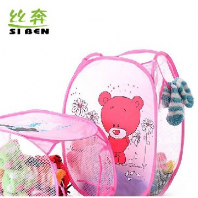 新款 卡通衣服收纳筐/脏衣篮/洗衣篮-多款图案混搭