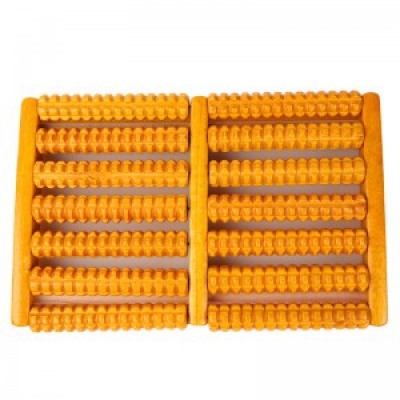 新款 固六排脚底按摩器/滚轮按摩器