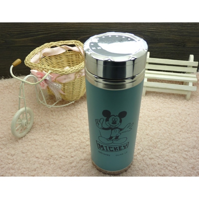新款 男女士保温杯双层真空不锈钢 中长米奇420ML-779