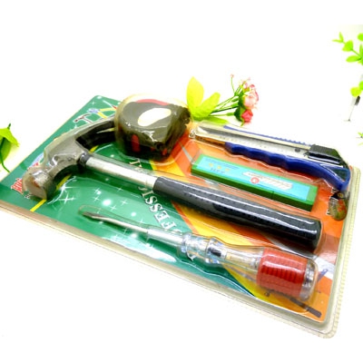 套装起子 卷尺 美工刀----锤子美工刀盒尺螺丝刀组合套装