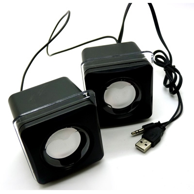 迷你笔记本USB电脑小音箱2.0多媒体娱乐苹果手机小喇叭 -小音箱