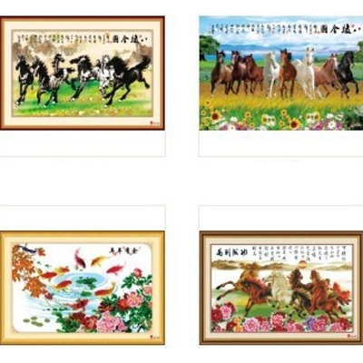 风景 人物 娃娃 家居 吉祥祝福语 等几十个品种混搭