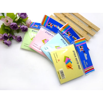 新款 可爱创意N次贴/便签纸彩纸彩芯100张-方便筌