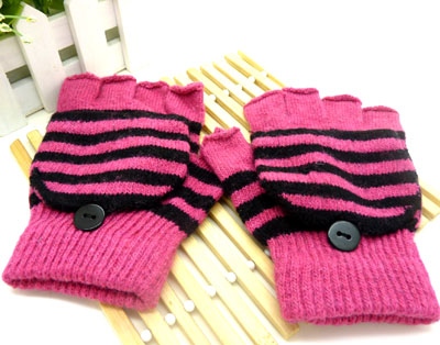 全指保暖便捷手套手工针织暖手暖心手套（66号）	