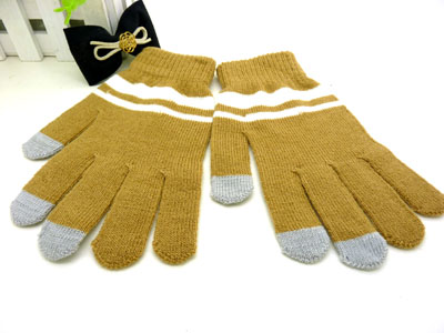 韩版情侣 羊毛绒 男女款触摸屏手套（26号）