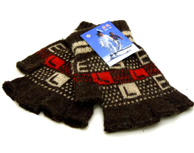 012冬潮男手套 韩版潮流男士半指手套露指手套（12号）