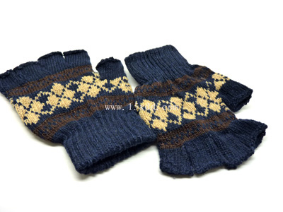 最新款式男士休闲半指防寒手套 秋冬季手套 58-16