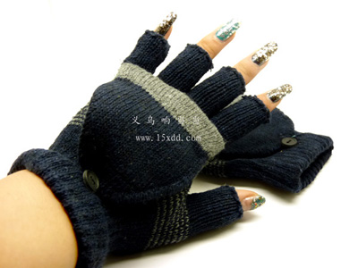 全指多功能手套 时尚休闲毛绒办公保暖手套 56-19	