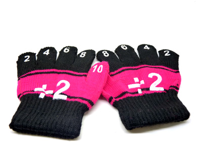 手套儿童圣诞手套纯棉多色保暖时尚休闲手套（36）