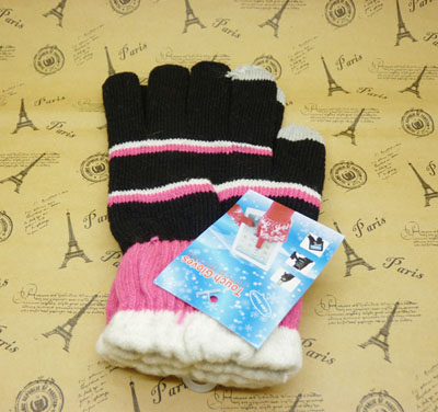 冬季男女情侣韩版加厚保暖手套 -触摸触屏手套	