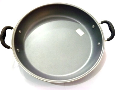 复底汤锅 奶锅 无油烟不锈钢汤锅 奶锅----30cm双耳奶锅