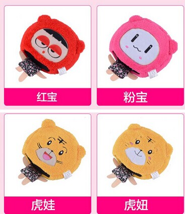 可拆洗 冬季卡通加热USB暖手鼠标垫