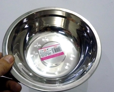 不锈钢菜盆 汤盆 饭盆--应星22纯钢盆	