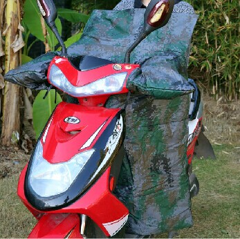 迷彩防水保暖防风护膝护腿连体挡风被-迷彩款	