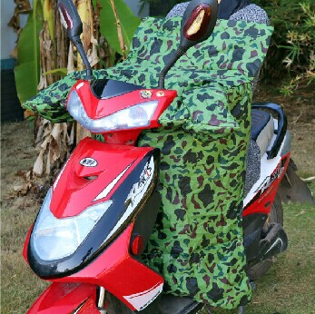  迷彩防水保暖防风护膝护腿连体挡风被-迷彩款