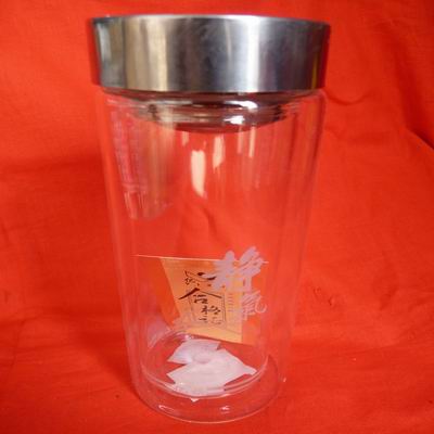 802双层办公水杯	