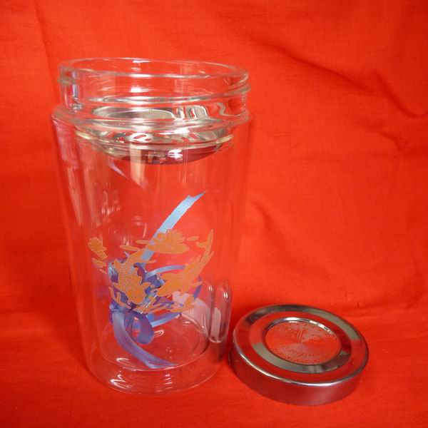 734双层办公水杯	