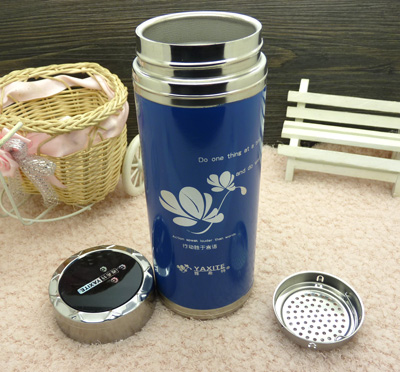 新款 男女士保温杯双层真空不锈钢 中华名人保温杯YXT-755